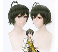 Nuovo Tsukiuta. le parrucche cosplay degli uomini di animazione Yoru Nagatsuki parrucca del costume di anime di Perucas dei capelli sintetici corti PL-676