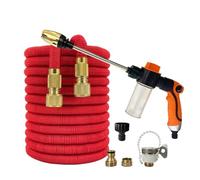 Nuovo tubo da giardino in gomma espandibile, tubo magico ad alta pressione(1/2''_25FT)