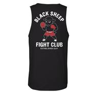 Nuovo Uomo InkAddict Pecora Nera Fight Club Tank Top Nero SM-2XLARGE Made IN USA