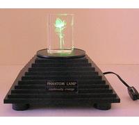 Nuovo Updated " Rotante Multicolore Luce Base " Con Quarzo Lampada Alogena