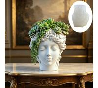 Nuovo vaso da fiori a forma di dea della bellezza, stampo in silicone per vasi di piante grasse, scatola di stoccaggio per la bellezza di Venere, portapenne, stampo in silicone per cemento/gesso per t