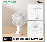 NUOVO Ventilatore da Tavolo MIJIA con Ricarica Type-C, Batteria da 4000mAh a Lunga Durata, Mini Ventilatore Silenzioso da Tavolo e Portatile a Doppio Uso per l'Estate (CN)