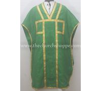 Nuovo Verde Chasuble.st. Philip Neri Stile Casula Ha Rubato & Massa Set, Casula