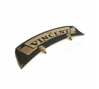 Nuovo Vintage Parafango Anteriore Ottone Targa Vincent