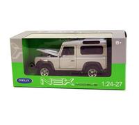Nuovo WELLY Nex Pressofuso 1:24 Land Rover Defender Bianco - 22498W