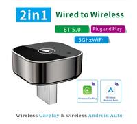 Nuovo Wireless CarPlay Android Auto Adattatore USB Dongle Smart Mini Box Plug And Play Universale Per VW Toyota Nissan Honda Ford Benz