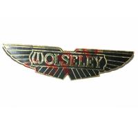 Nuovo Emblema Monogramma Logo In Ottone Dorato E Nero Wolseley S2U