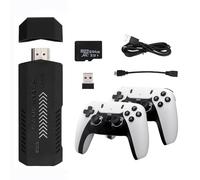 Nuovo X2 Pro Retro Game Console Stick, Android 4K Quad-Core Ultra HD TV Game Game Arcade con Dual Wireless Game Controller Plug & Play Adattatore HDMI per proiettore, monitor e TV domestica - 128G
