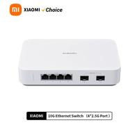 NUOVO Xiaomi Mi 10G Switch Ethernet 4 × 2.5G + 2 × 10GMbps Mini Switch di Rete VLAN Ethernet Splitter Router Lan 6 Porte Hub Switch