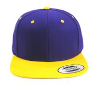 Nuovo Yupoong Classico Viola Giallo Lakers Snapback Era Cappello