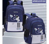 Nuovo zaino da astronauta per studenti delle scuole elementari dalla 1a alla 6a classe, 6-12 anni, zaino leggero con doppia spallina per ragazzi e ragazze, design da astronauta, grande capacità, carin