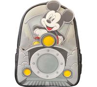 Nuovo zaino in pelle vegana con licenza Loungefly Disney Mickey Train Conductor
