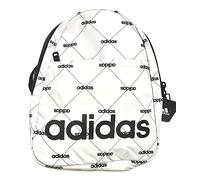 Nuovo Zaino Mini Monogramma Bianco Nero Logo In Nylon Adidas