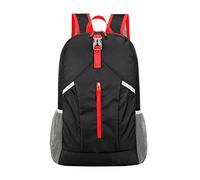 Nuovo zaino per sport all'aria aperta borsa pieghevole borsa da viaggio leggera zaino di grande capacità e borsa zaino per le donne, Nero , Taglia unica