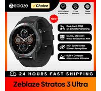 Nuovo Zeblaze Stratos 3 Ultra GPS Smart Watch Bussola incorporata Altimetro barometrico GNSS dual-band Crea/risponde chiamate telefoniche Orologio
