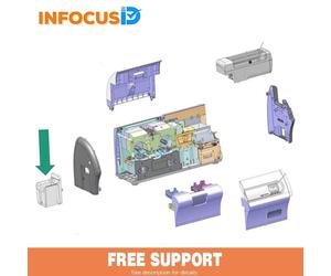 Nuovo Zebra P1037750-073 - Originale Kit Output Tramoggia per Zxp Serie 7