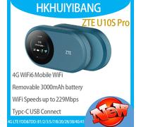 Nuovo ZTE U10S Pro 4G LTE WiFi 6 Pocket Mobile WiFi Router 3000mAh 229Mbps Sim Card Modem portatile da viaggio MiFi Hotspot 32 utenti
