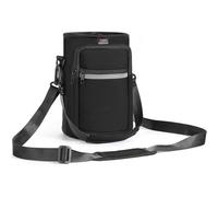 Nuovoware 1800ml Borsa per Borraccia in Neoprene, Custodia per Bottiglia con Tracolla Regolabile Maniglia, Borsa Portatile Porta Borraccia Ciclismo da Escursionismo Campeggio, Nero