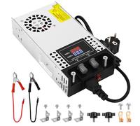 NUOWEIDE Regolabile DC 0-24V Alimentatore 25A 600W Trasformatore 230V AC a DC 0-24Volt convertitore 0-25A 600W Alimentatore con LED Display, per Pompa Telecamera sicurezza Auto Stereo 3D Stampante