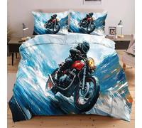 Nuphtun Completo Letto 135x200 Cavaliere, Set con Copripiumino e 2 Federe, Tessuto in Microfibra Resistente, Ideale per Uso Quotidiano, Mantiene la Forma e il Colore nel Tempo W390