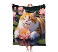 Nuphtun Coperta Pile 150x200 Animale Gatto, Coperta 3D in Peluche 150x200 cm | Misura Matrimoniale, Perfetta per Letto a Due Piazze e Serate in Famiglia, Regala Comfort Avvolgente D127