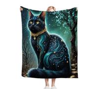 Nuphtun Coperta Plaid Matrimoniale in Pile 150x200Animale Gatto, Coperta 3D Effetto Peluche 150x200 cm | Formato Matrimoniale, Ideale per Letti a Due Piazze e Serate Film D268