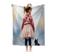 Nuphtun Coperta Plaid Singolo 130x150 Gatto, Coperta Peluche Microfibra 130x150 cm | Morbidezza Supreme e Facile Manutenzione, Perfetta per Divano e Tempo Libero R348