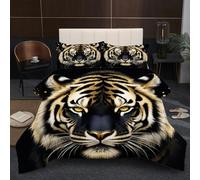 Nuphtun Piumino Extra Large 220x240 | Animale Tigre, Stampa 3D, Tessuto in Microfibra, Cotone 200 GSM, Ampio e Confortevole, Ideale per Famiglie, Comfort Condiviso e Pratico B342