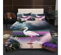 Nuphtun Piumino Extra Large 220x240 | Animale Uccello, Stampa 3D, Tessuto in Microfibra, Cotone 200 GSM, Ampio e Confortevole, Ideale per Famiglie, Comfort Condiviso e Pratico B270