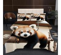 Nuphtun Piumino Extra Large 220x240 | Piccolo Panda, Stampa 3D, Tessuto in Microfibra, Cotone 200 GSM, Ampio e Confortevole, Ideale per Famiglie, Comfort Condiviso e Pratico B76