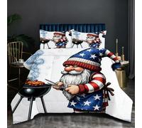 Nuphtun Piumino Matrimoniale 150x200 | Vecchio Colorato, Microfibra Ipopolare, Completo di 2 Federe, Per Tutte le Stagioni, Adatto a Studenti, Cotone 200 GSM, Ottimo Rapporto Qualità-Prezzo T94