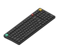 nuphy Air100 V3 - Tastiera meccanica wireless a basso profilo, 99 tasti, layout 100%, struttura guarnizione con pulsante, hot swap, RGB, supporta Bluetooth/2,4 GHz/USB-C (layout americano)