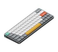 nuphy Air60 v2 QMK/VIA Tastiera Meccanica, 60% Tastiera wireless a basso profilo, Bluetooth 5.1, 2.4GHz e connessione cablata, compatibile con sistemi Windows e Mac - Lunar Gray Switch Cowberry