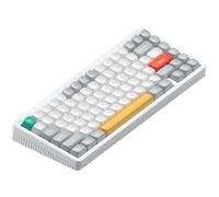 nuphy Halo V2 IO Tastiera meccanica senza fili con cappucci per tasti PBT, tastiera da gioco personalizzata hot-swap, retroilluminazione RGB, BT5.0/USB-C/2,4 GHz