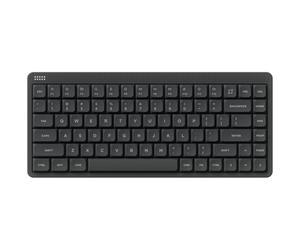 nuphy Node75 Tastiera Meccanica Senza Fili 75% Hot Swap Custom Low Profile Keyboard, 84 Tasti Computer Gaming Tastiere, Supporta Gesti Touch, Tasti PBT, Retroilluminazione RGB, Bluetooth/2.4GHz/USB-C
