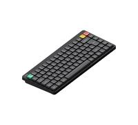 nuphy Node75 Tastiera meccanica wireless, 75% hot swap, tastiera personalizzata a basso profilo, 84 tasti, tastiere da gioco per computer, supporta gesti touch, Bluetooth/2,4 GHz/USB-C (layout UK)