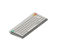 nuphy Node75 Tastiera meccanica wireless, 75% hot swap, tastiera personalizzata a basso profilo, 84 tasti, tastiere da gioco per computer, supporta gesti touch, Bluetooth/2,4 GHz/USB-C (layout UK)