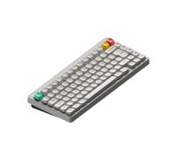NuPhy Node75 Tastiera Meccanica Wireless, Tastiera Personalizzata Hot-Swappable del 75%, 82 Tasti per Computer e Gaming, Supporta Gesti Touch, Bluetooth/2,4 GHz/USB-C (Layout Tedesco QWERTZ)