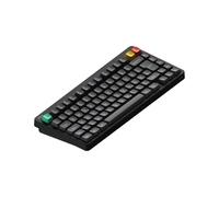NuPhy Node75 Tastiera Meccanica Wireless, Tastiera Personalizzata Hot-Swappable del 75%, 82 Tasti per Computer e Gaming, Supporta Gesti Touch, Bluetooth/2,4 GHz/USB-C (Layout Tedesco QWERTZ)