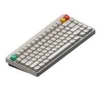 NuPhy Node75 Tastiera meccanica wireless, tastiera personalizzata hot swappable del 75%, tastiera da 82 tasti per computer e gaming, supporta gesti touch, copritasti PBT, retroilluminazione RGB
