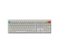 nuphy Node100 Tastiera meccanica senza fili, tastiera personalizzata sostituibile a caldo, 109 tasti, tastiera da gioco per computer, supporta i gesti touch, Bluetooth/2,4 GHz/USB-C
