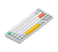nuphy Tastiera meccanica wireless Halo65 V2 con cappucci per tasti PBT, 65% tastiera da gioco personalizzata hot-swap, compatibile con QMK/VIA, BT5.0/USB-C/2,4 GHz, switch White Raspberry