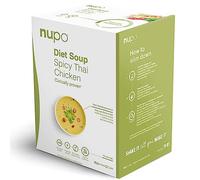 NUPO Diet Soup Pollo thai piccante - Zuppa dietetica per la gestione del peso I Pasti clinicamente testati per un controllo efficiente del peso I 12 porzioni I Senza glutine