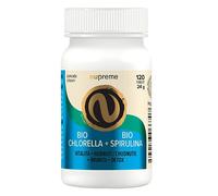 Nupreme Clorella + Spirulina 120 Compresse Bio - Integratore