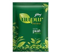 Nupur Godrej Mehendi Henna Powder 9 Erbe Blend, 120grammi (confezione da 2)