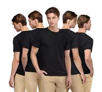 Nuqlo T-Shirt Uomo | Pacchi Risparmio | 100% Cotone | Pacco Tshirt Manica Corta | Magliette Basic | Casual - Palestra - Sportivo - Urban | Multipack Idea Regalo | Pack 2 | Pack 3 | Pack 5 | No Logo