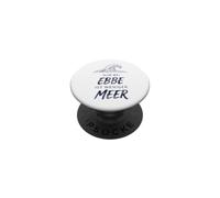 Nur Bei Ebbe Ist Weniger Meer Wellen PopSockets PopGrip Adesivo
