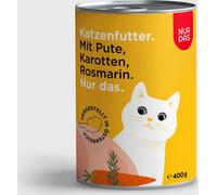NUR DAS Tacchino e Carota - Lattina da 400 g - 400 g