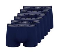 Nur Der Boxer 6er Pack Cotton 3D-Flex Pantaloncino, Marine, XL (Pacco da 6) Uomo