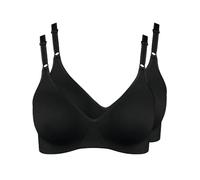 Nur Die 2er Pack Damen Baumwoll BH Reggiseno Donna (Pacco da 2)